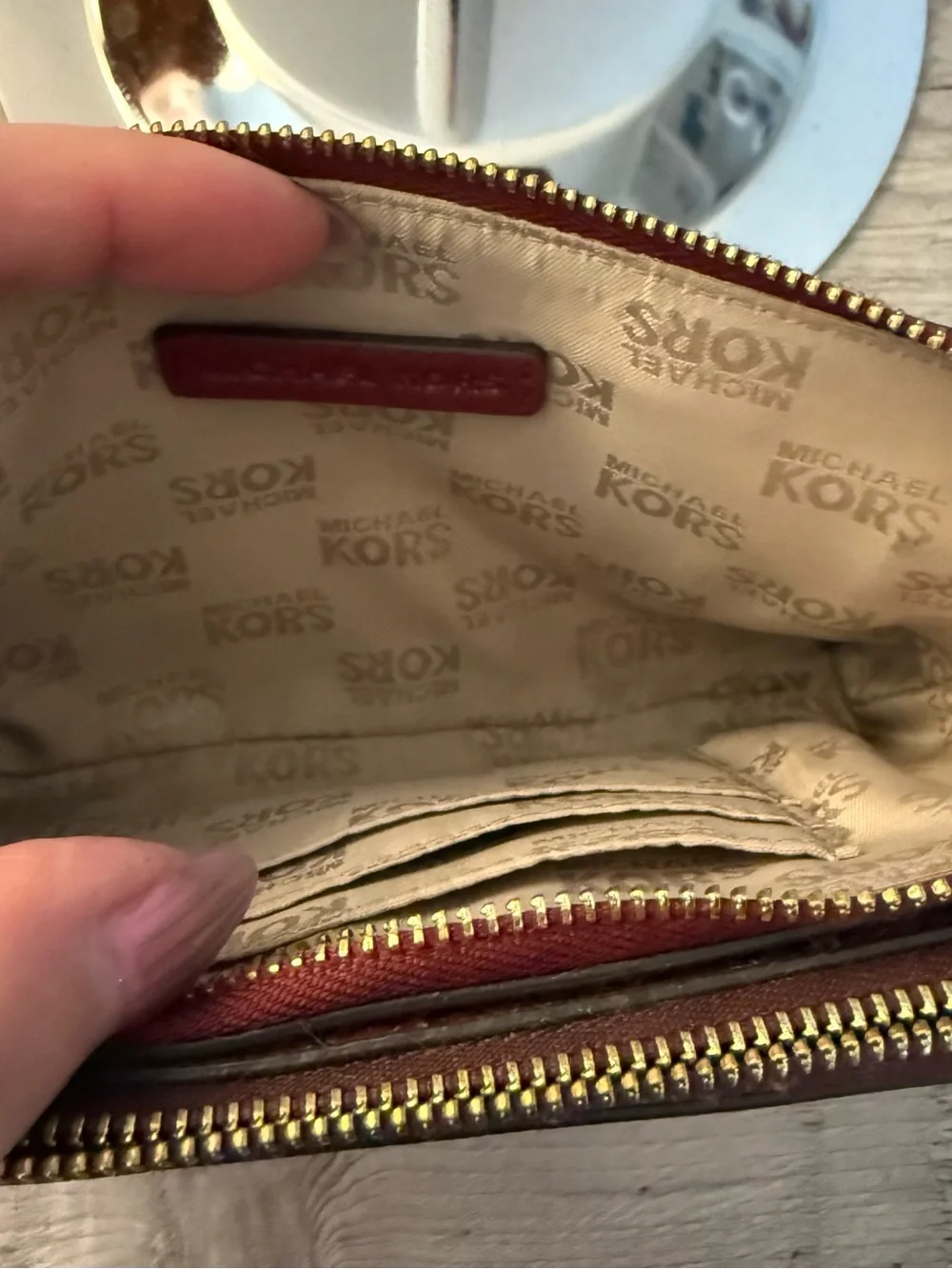 Michael Kors Jet Set Double Zip Wristlet